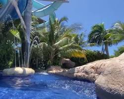 Hyatt Zilara Cap Cana lazy river, AI generated