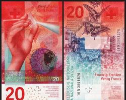 20 Swiss Franc banknote的圖片