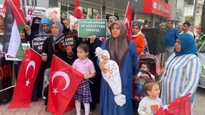 Osmaniye'de AK Parti Kadın Kolları'ndan Gazze açıklaması