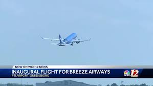 Breeze Airways Expands Service at Piedmont Triad International Airport