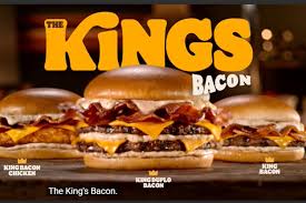Burger King lança linha premium The Kings Bacon com três novos sanduíches