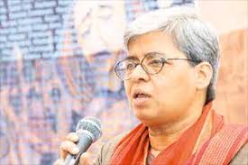 Social activist Shabnam Hashmi today quit five government panels, including Central Advisory Board of Education (CABE), alleging Congress &quot;connivance&quot; to ... - M_Id_341847_Shabnam_Hashmi