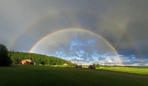 Hasil gambar untuk pelangi senja dan awan kelabu