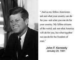 President John F. Kennedy JFK Inauguration Speech Quote 8 x 10 ... via Relatably.com