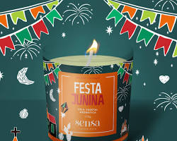 Imagem de Velas perfumadas para festa junina