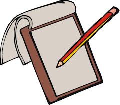 Image result for paper and pen clipart