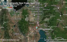 Seismic-like Event, Possible Earthquake, Reported few Minutes ago Near Provo, Utah, USA