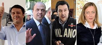 Risultati immagini per SALVINI ALFANO MELONI BERLUSCONI