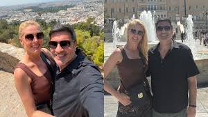 Ana Hickmann surge em clima de romance durante viagem com Edu Guedes à Grécia
