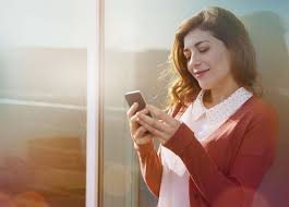 Image result for a woman with phone