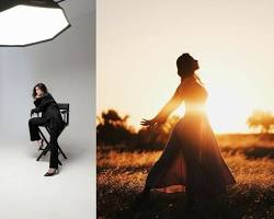 paint swatches on wall natural light vs shadow interior design blog photography, AI generated