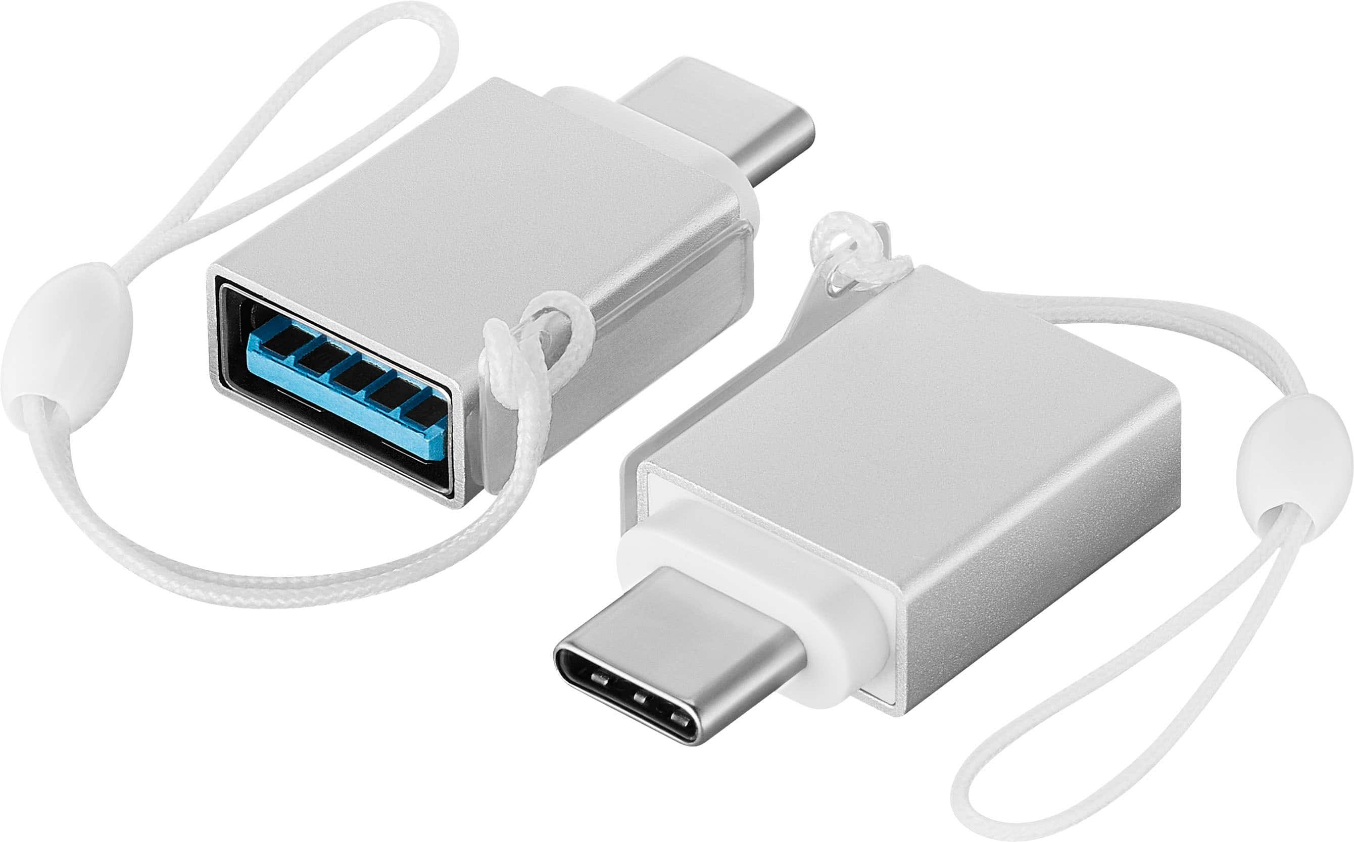 Best Buy essentials Female USB to Male USB-C Adapter