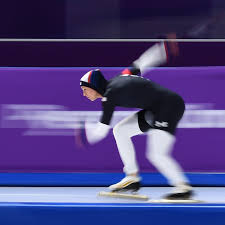 Brittany Bowe in Speed Skating Action