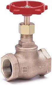 MILWAUKEE VALVE 502 1/4 Globe Valve,1/4",Bronze,FNPT,200 psi ...
