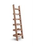 Oak Five-tier Leaning Ladder Shelf m