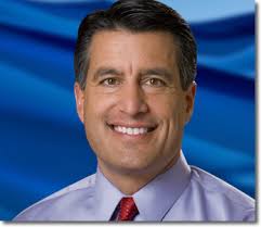 Brian Sandoval was elected Governor of Nevada on November 2, 2010. He took the oath of office before Chief Justice Michael Douglas shortly after Noon on ... - GovSandoval2.png