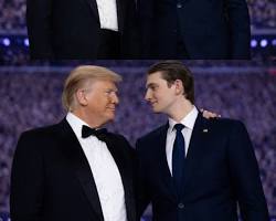 Barron Trump and Don Henley event, do AI tạo