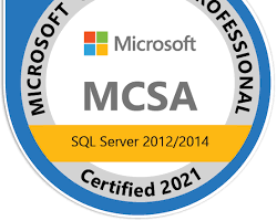 Microsoft SQL Server Certifications logo resmi