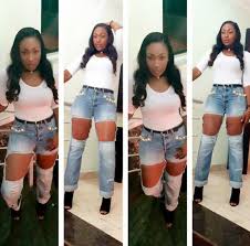 Image result for nollywood actress in ripped jeans