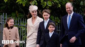 Royals attend Windsor Easter Sunday service