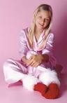 Girls satin pajamas