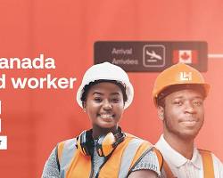 Image of Ouvriers de la construction working in Canada