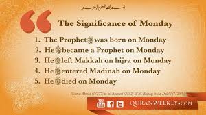 The Significance of Monday, a great day for Sunnah Fasting ... via Relatably.com