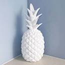 White Ceramic Pineapple - Contemporary - Decorative Objects And