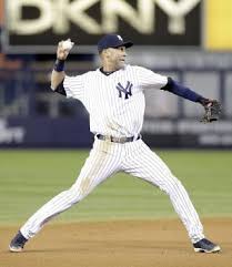 Derek Jeter prepares to throw to first base in a game Oct. 13, 2012.