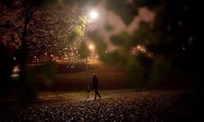 Image result for walking alone at night