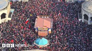 مراسم تشییع علی خامنه‌ای در قم برگزار شد