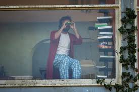 Man living inside 'The Last House' billboard in daring Netflix stunt