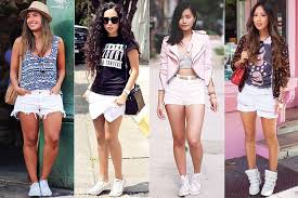 Resultado de imagem para LOOK COM tenis branco feminino