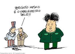 Resultado de imagem para charges -Coréia do Norte