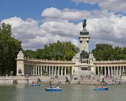 Monumento a Alfonso XII, parque del Retiro de Madrid