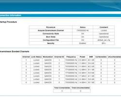 Logging in to a modem's web interface