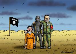 Image result for ERDOGAN FRIEND OF ISIS CARTOON