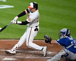 Adley Rutschman battingの画像