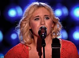 Dressed in a red lace dress and her short blonde curls styled into waves, Emma Jade began her performance of Guns &#39;N&#39; Roses&#39; Sweet Child ... - article-2305062-19233CEF000005DC-133_638x473