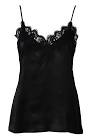 Black lace cami