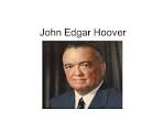 J edgar hoover contribution to forensic science