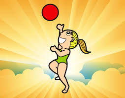 Resultado de imagen de dibujo de voley