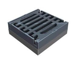 Aguss Aufsatz 500x500 500x500x160 mm, Beton-Guss/Gusseisen ...