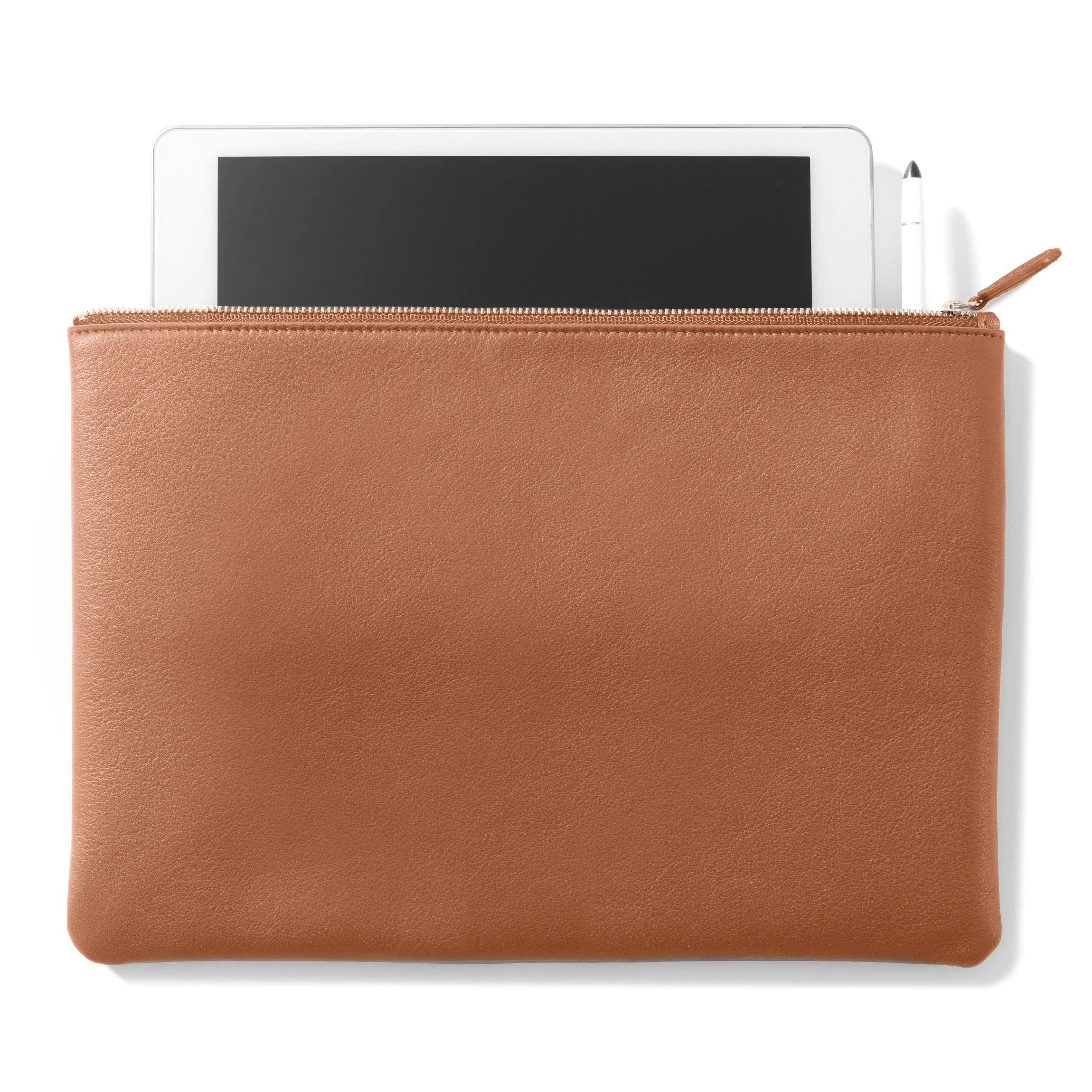 Leatherology Slim Zippered iPad Case Tablet Sleeve Fits iPad/Air/ 11" Pro