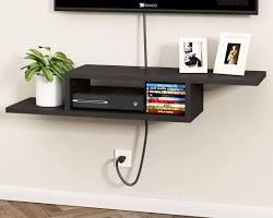 Image of Wall mount TV stand