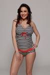 Maillot de Bain femme enceinte Rose - tankini, noeuds, poids