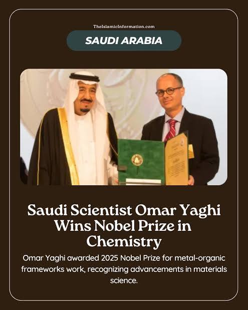Saudi scientist Omar Yaghi, a UC Berkeley chemistry ...
