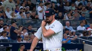 Cody Bellinger celebrates during the Yankees Mets Subway Series