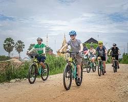 Image of Mountain biking in Phnom Penh, Cambodia