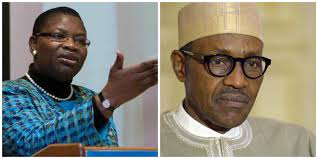 Image result for photos of President Buhari and Oby Ezekwesili